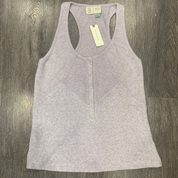 Anthropologie Saturday Sunday Lucie Lilac Tank Top - Picture 3 of 6